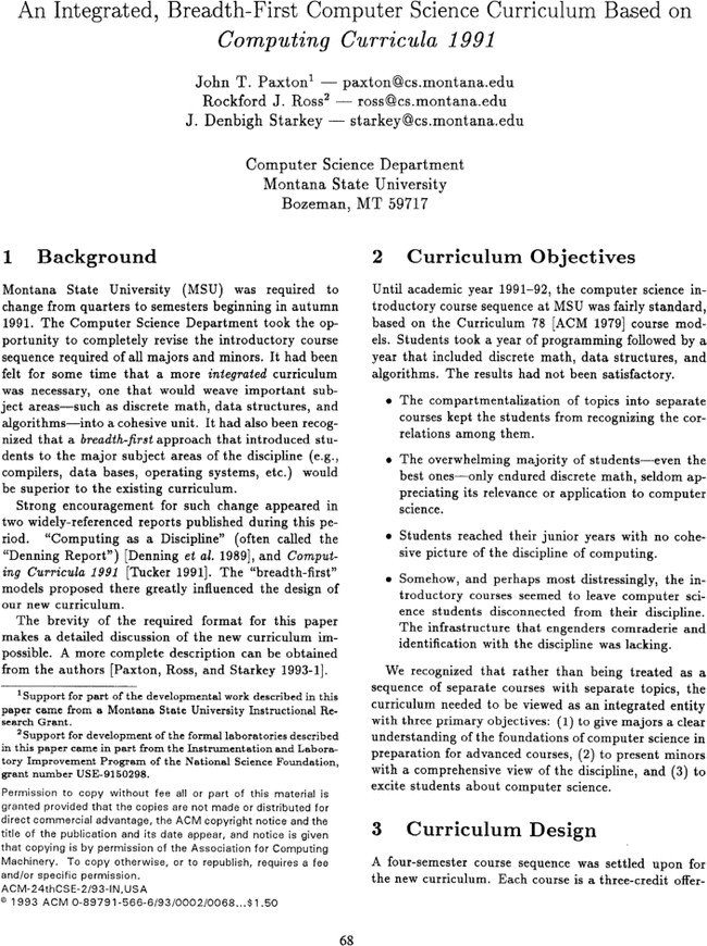 curricula